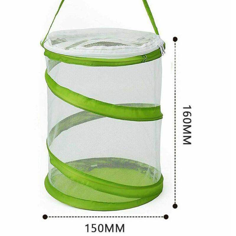 

Открытый садовая сетка, палочка для богомола, всплывающая клетка для насекомых-бабочек 15x17cm