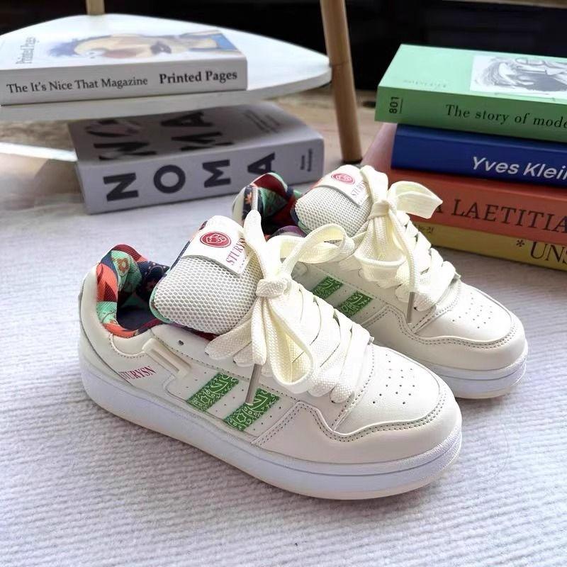 Bread Shoes Dopamine Autumn New Couple Tide Casual Versatile Breathable Student Board Shoes Flat