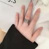 Xiaomi BFCLUB  Silver Color New Simple Vintage Circle Rings Retro Distressed Opening Handmade Ring Fashion Fine Jewelry