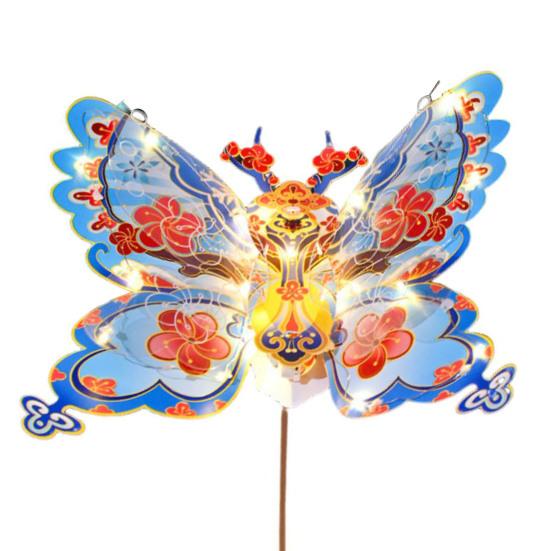 Butterfly Lantern DIY Traditional Handheld Chinese Lantern for Chinese New Year Spring Festival Mid-Autumn Festival Decoration