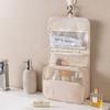 Modern Cubic Toiletry Organizer With Waterresistant Fabric For Travel And Bathroom Use