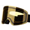 Neue zylindrische magnetische Skibrille, doppelwandige beschlagfreie magnetische Skibrille, Schneeschutzbrille, Bergsteigerbrille