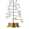 Christmas Crystal Tree Lamp Acrylic Crystal Pendant Christmas Decorative Desk Lamp for Bedroom