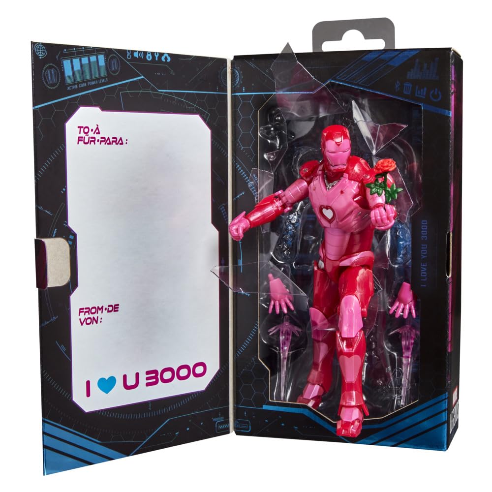 Hasbro MARVEL Legends Series Iron Man I Love You 3000 6-inch Collector's Action Figure Gift G2117 Authentic