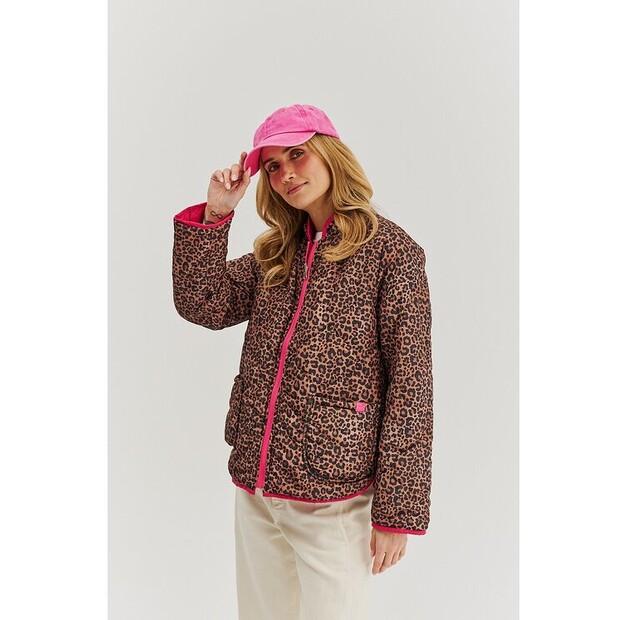 

Куртка демисезонная NAOKO Pink Cheetah EU XS