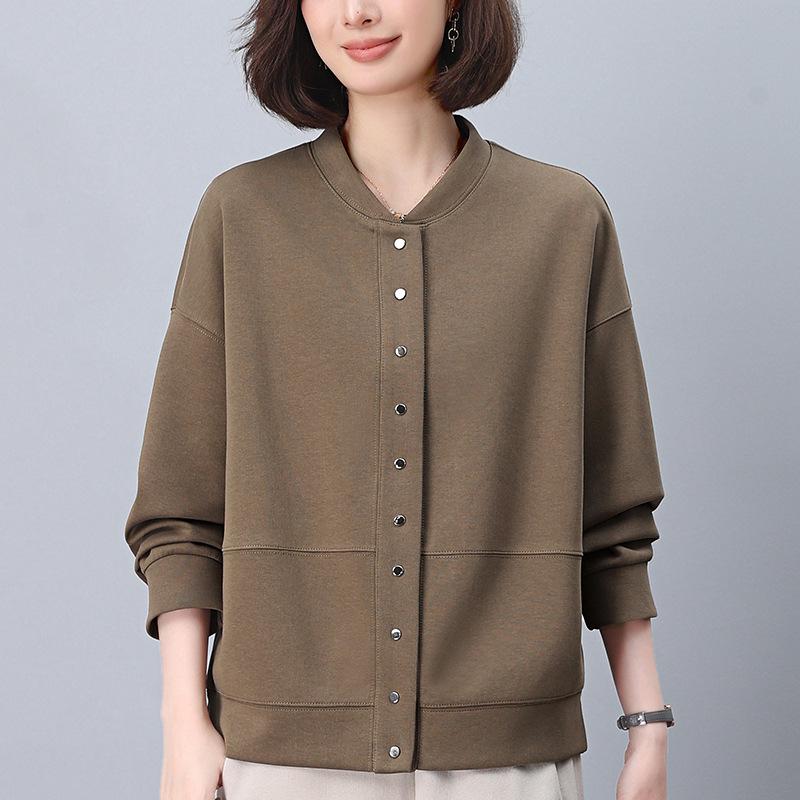 

Round Neck Cardigan M чорний