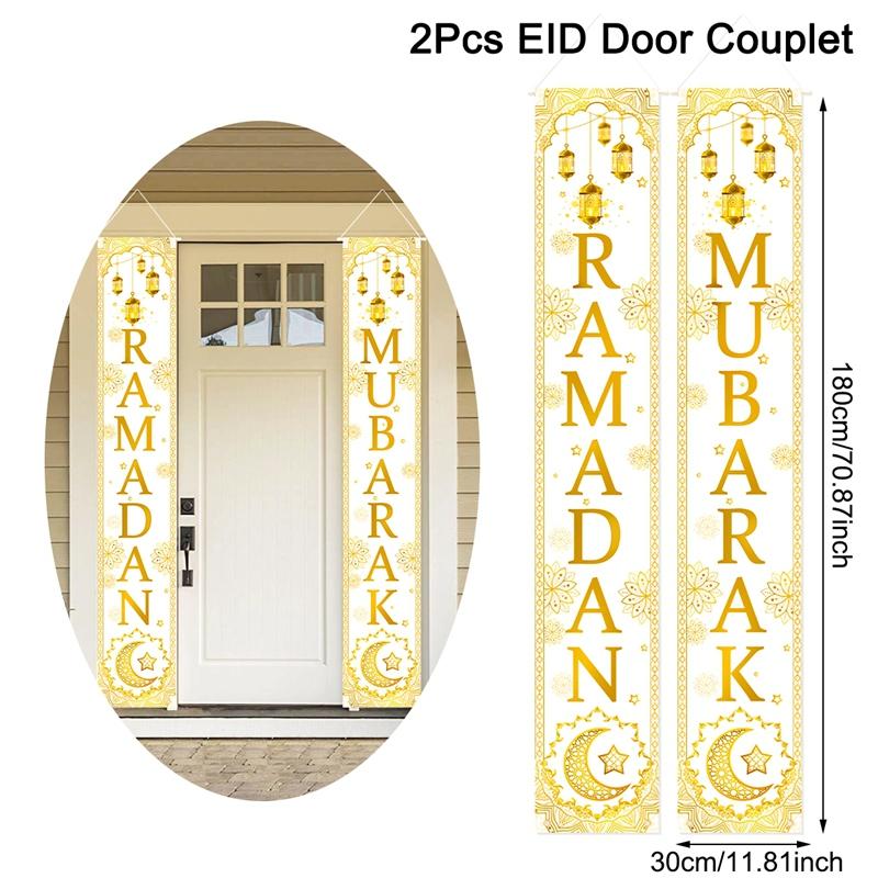 

Eid Mubarak Banner Ramadan Door Curtain Decoration For Home 2026 Islamic Muslim Party Decor Ramadan Kareem EID Al Adha Gifts