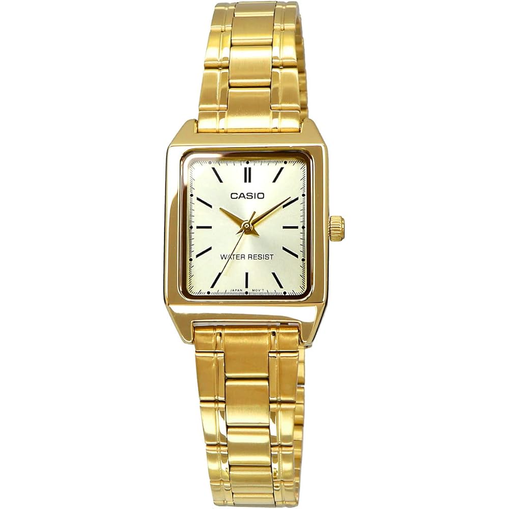 [Casio] CASIO Standard Quartz Women's Watch LTP-V007G-9E Gold Metal Band Overseas Model [Parallel...