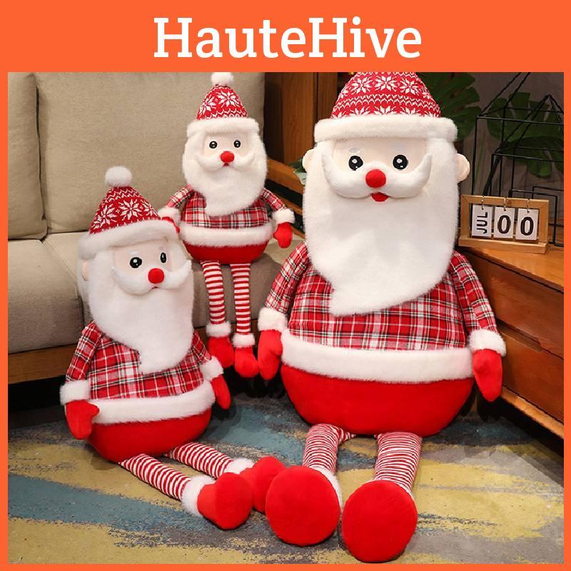 Charming Santa Claus Plush Toy With Cozy Cotton Attire Perfect For Holiday Decoration