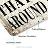 Putuo Decor  Vintage Metal Sign No Drama Zone Dont Bring That Mess Around Here Wall Art Decor for Office Studio Bar Gift