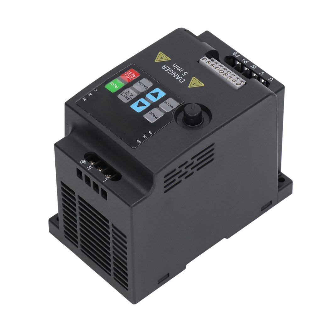 Frequenzumrichter 0,75KW Motorregler Frequenzumrichter Einphasiger AC220V Eingang Dreiphasiger AC0‑220V Ausgang