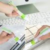 Dual Head Car Air Conditioner Air Vent Brush Dust Removal Dash Blinds Cleaning Brush Keyboard Multi-Use Brush Angel Brush