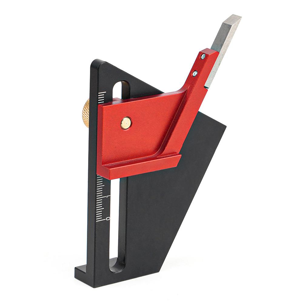 

Woodworking Center Finder Scriber 1/2 Aluminum Alloy Woodworking Joint Making Tool Carpentry Sawing Measuring Joint Making Tool 1pc