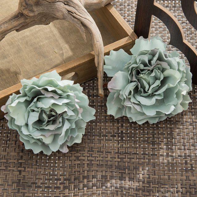 Artificial Flowers Silk Oil Cloth Peony Christmas Wreath Home Outdoor Garden Festival Wedding Bridal Bouquet Diy Gift Hot Sales
