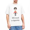 Mii Braucht Eine Zigarette Herren Damen T-Shirt Mii Brawler Merch Cooles T-Shirt T-Shirts Baumwolle Geschenkidee Kleidung