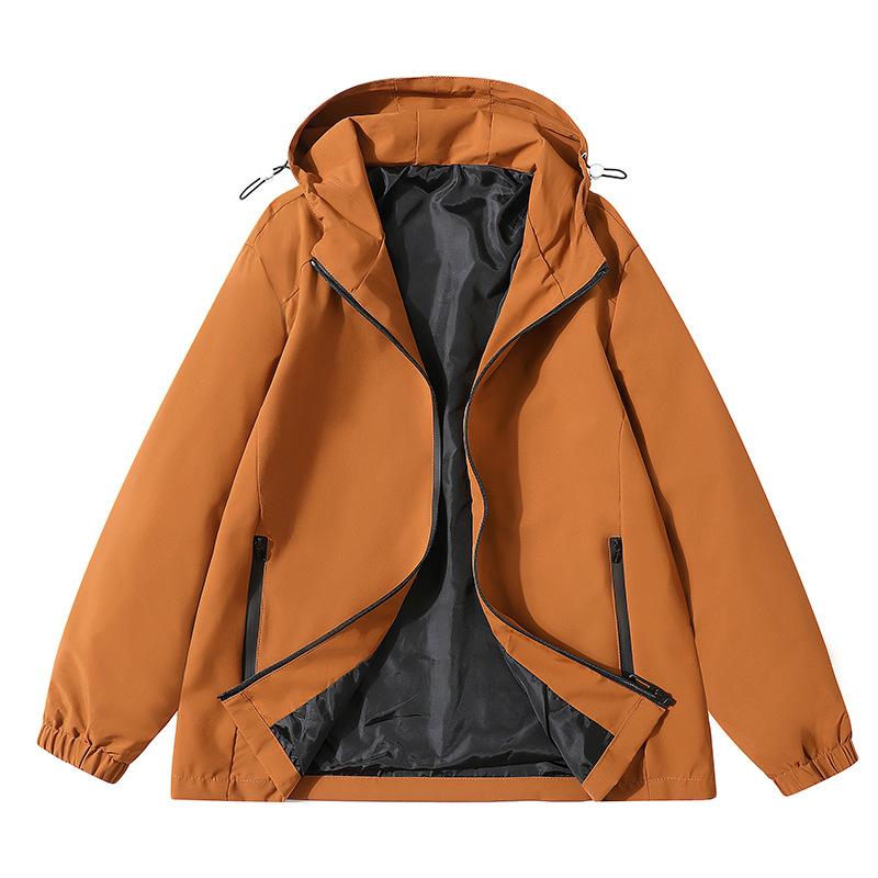 Весенне-осенняя куртка большого размера мужская ветрозащитная и водонепроницаемая уличная — фото 5