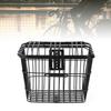 Bike Front Basket Universal Rustproof Strong Load Bearing Large Space Metal Iron Wire Electric Bike Basket for Outdoor