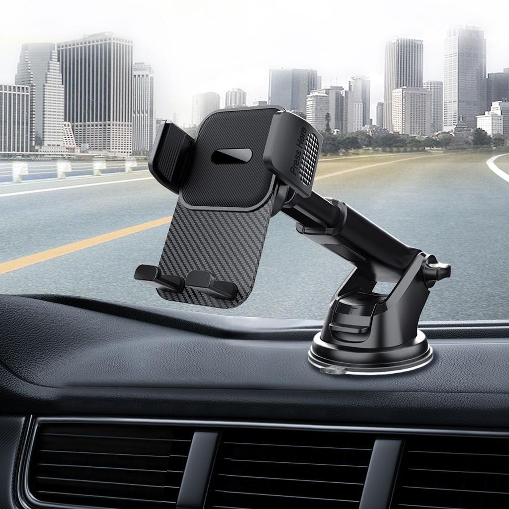 Multifunctional car mobile phone holder Car dashboard Windshield Suction cup retractable navigation mobile phone holder