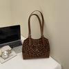 Today's popular high-end leopard print underarm bag women's new versatile fashion shoulder tote bag