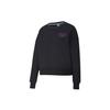 (WMNS) Sport Crew Sweater 'Black Purple' Women's 598128-01