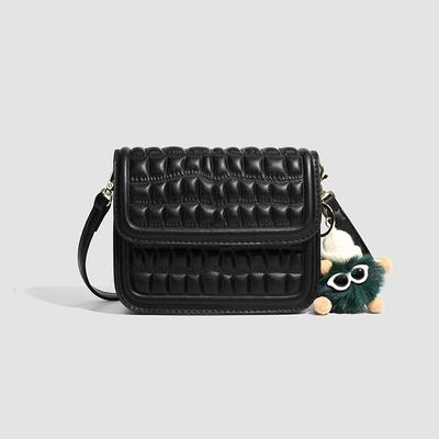 Taschen für Damen im Herbst und Winter, kleine quadratische Tasche mit Nischenstruktur, Puff-Diamant-Box-Tasche, lässige, vielseitige Umhängetasche mit einer Schulter