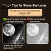 LED Ambient Lamp USB Star Projector Light, Flexible Gooseneck Night with 3/4/6/12/24 Adjustable Projection Light Films, for Bedroom Ceiling