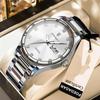 Top Brand New Men's Watch Double Calendar Luminous Quartz Diamond Watch