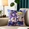 p-Panty And Stocking Anime   Square Double-Sided printed Pillow Case Bedroom Bedside Pillow Sofa Cushion Cover
