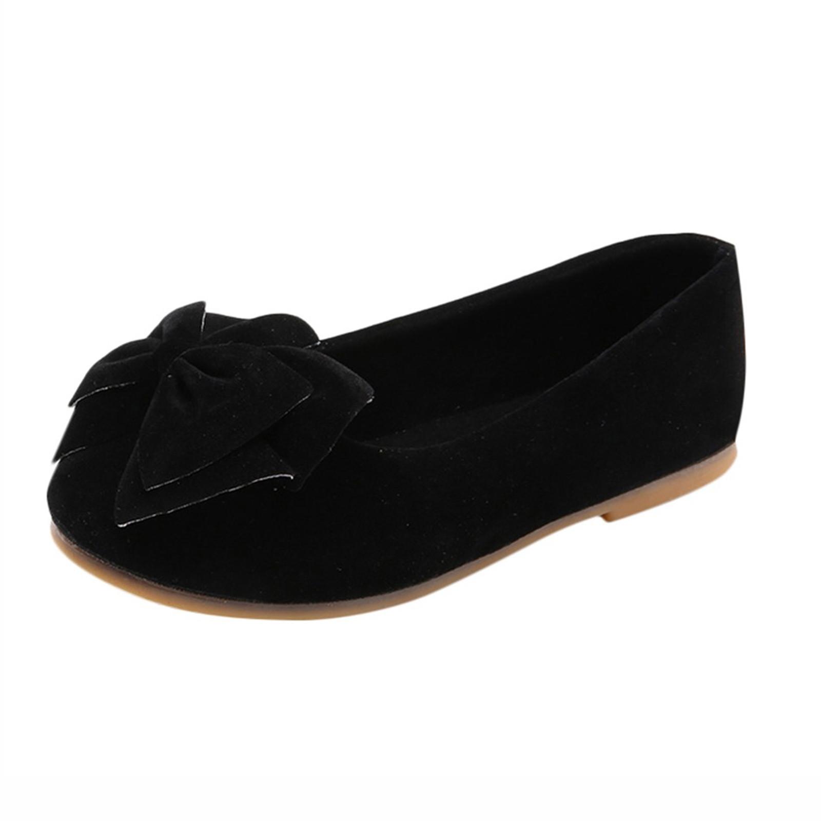 

Детские однотонные студенческие туфли с бантом для маленьких девочек, мягкие танцевальные туфли принцессы 25