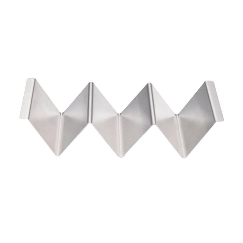 W-Shaped Stainless Steel Taco and Pancake Holder