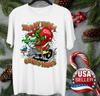 Joyeux Noël Finky Coton Blanc S-5XL T-shirt HS353 T-shirt Unisexe