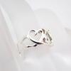 [Gebraucht] TIFFANY 925 Triple Loving Heart Ring Größe 9/Größe 9/g530-66