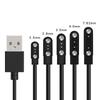 Universal Smart Watch Charging Line Source Factory Children's Phone 2-pin 4-pin 5-pin Magnetic Power Cords & Extension Cords