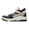 Li Ning We Wo Mid Thick Sole Classic Trendy High Top Sneakers Women Sneakers Black White AGCU156-2