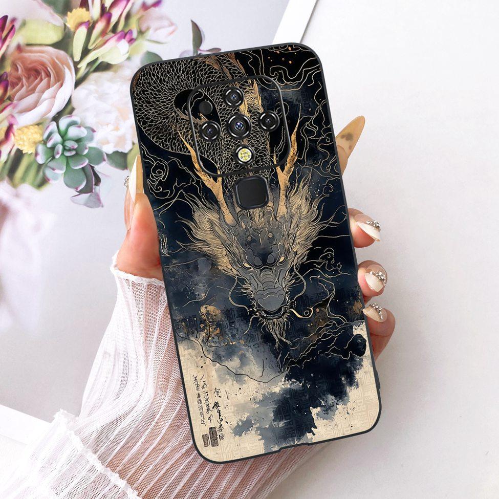 For Tecno Camon 16 CE7 CE7j CE9h Case For Tecno Camon 16 Pro Cover Cute Cat Fashion Butterfly Painted Casing