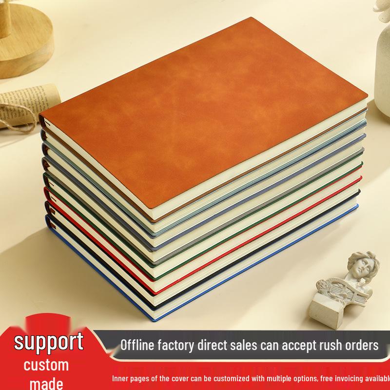 Customized Sheepskin Leather B5 Notebook for Business Meetings