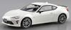 Aoshima Bunka Kyozai Scale Rakupla Snap Kit Toyota 86 Crystal White Pearl Plastic Model Kit 1/32 No.08-CW Pre-Colored (Automobile)