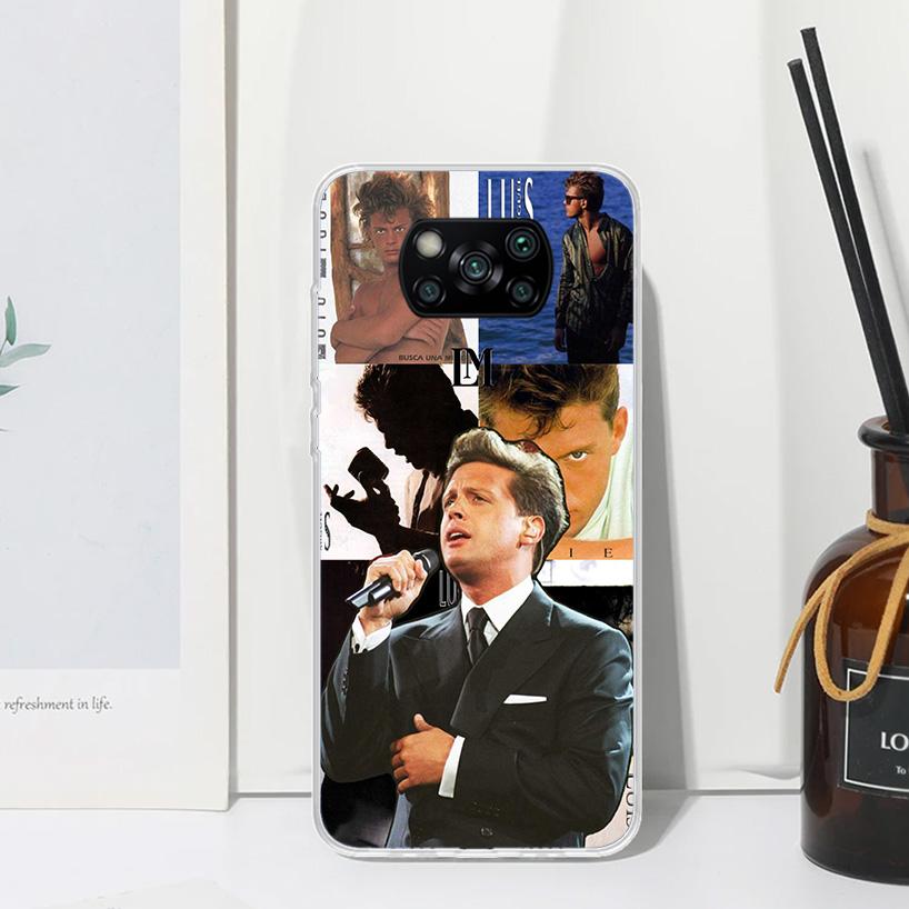 L-Luis M-Miguel Singer Phone Case For Xiaomi Poco X7 X6 X5 M7 M8 Pro F7 Ultra Redmi 15C 15 13C 13 12C 12 10 10C 10A Art Fundas P