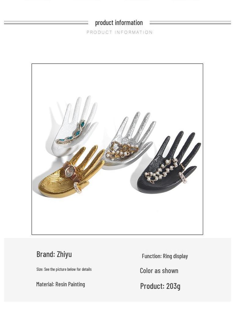 Zhiyu Jewelry Display Stand for Rings, Bracelets, Beads, and Necklaces