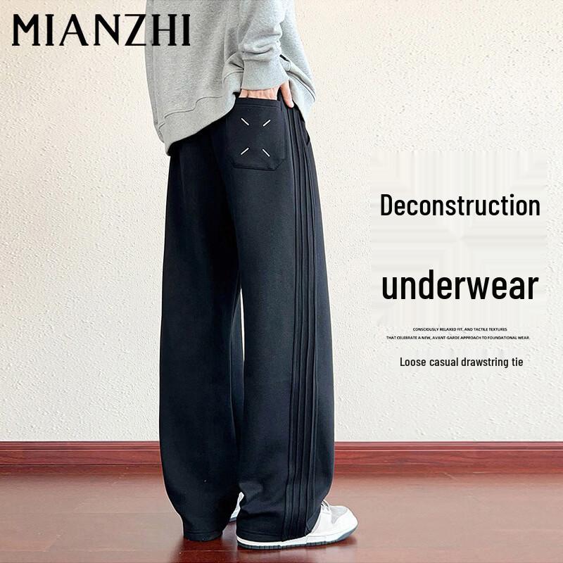 

Men s American Retro Heavyweight Loose Fit Casual Sweatpants XL