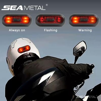 Luce di segnalazione per casco da moto Luce notturna per casco da guida Luce intelligente