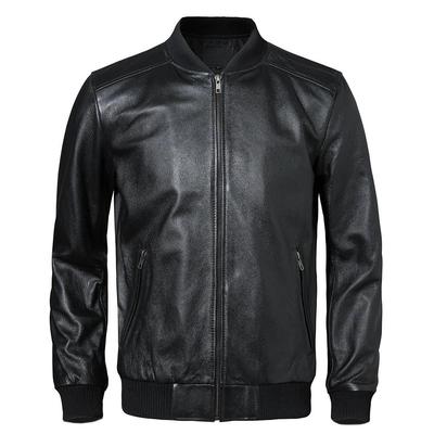 Chinese Size Genuine Leather Jacket Men Real Leather Jacket 100% Cowhide Slim Fit Male Coat Skin Clothing Spring Autumn
