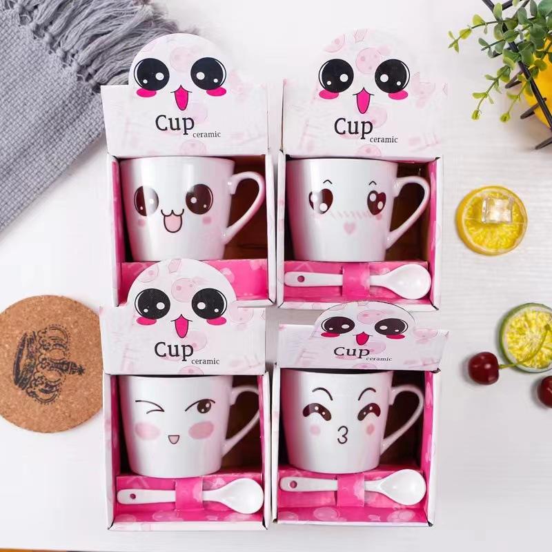 

Creative Ceramic Cup Opening Small Gift Event Will Give Cartoon Coffee Cup Practical Cup 185ml