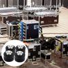 39x29mm Shockproof Speakers Spikes Base Pad Set of 4 Isolation Feet Pad Elevates Sound Responses