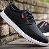 Fashion Men's Canvas Shoes Breathable Round Head Lace Up Sneakers Casual Work Comfortable Trainers Zapatillas De Deporte Botines Hombres