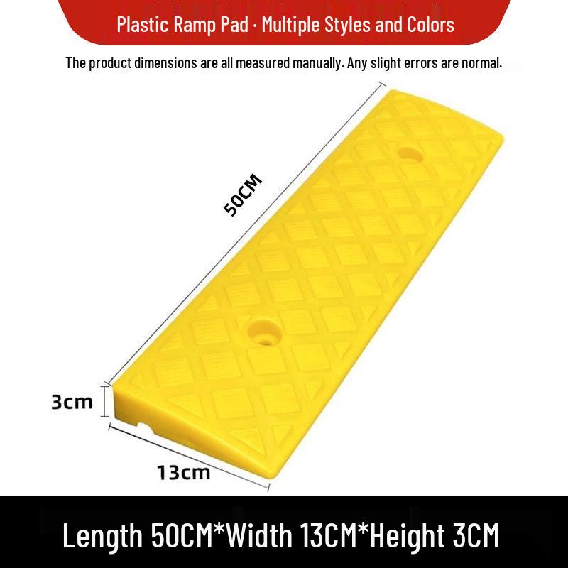 Plastic Threshold Ramp & Speed Bump for Cars and Curb Climbing
