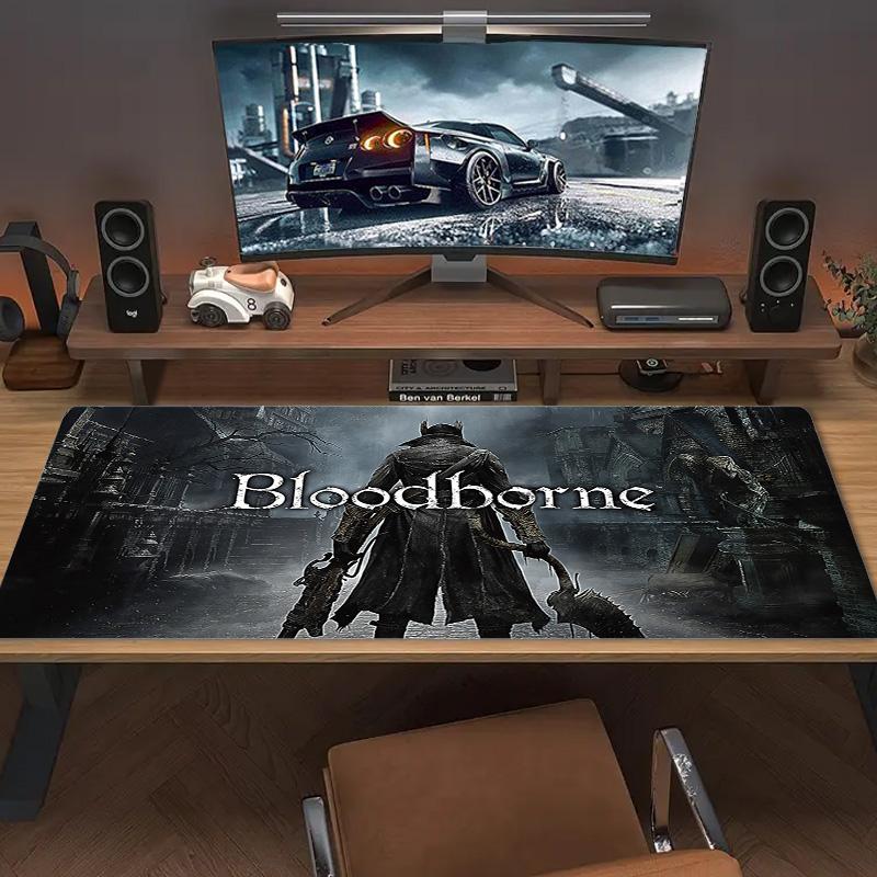Bloodborne Color Mouse Pad Large Gaming Table Cushion Non-slip Laptop Tablet Big Mousepad XXL Mat Mini PC Playmat With Lock edge