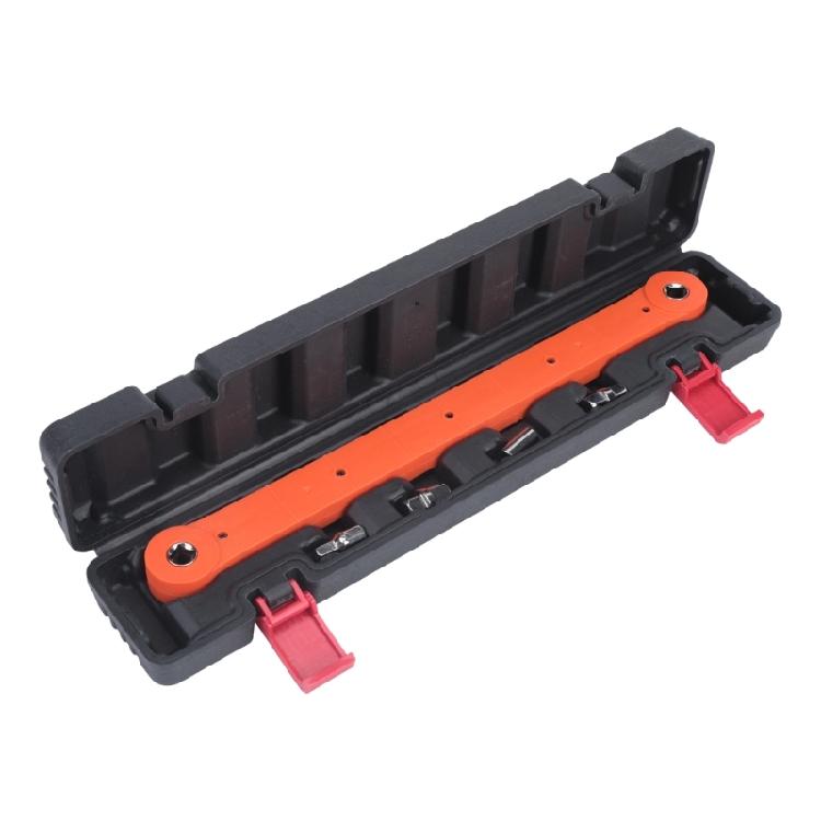 Long Handle Manual Spanner Tool with Double Ended Working Heads, Two Way Repair Hand Tool for Fastening and Vehicle Service Use Now