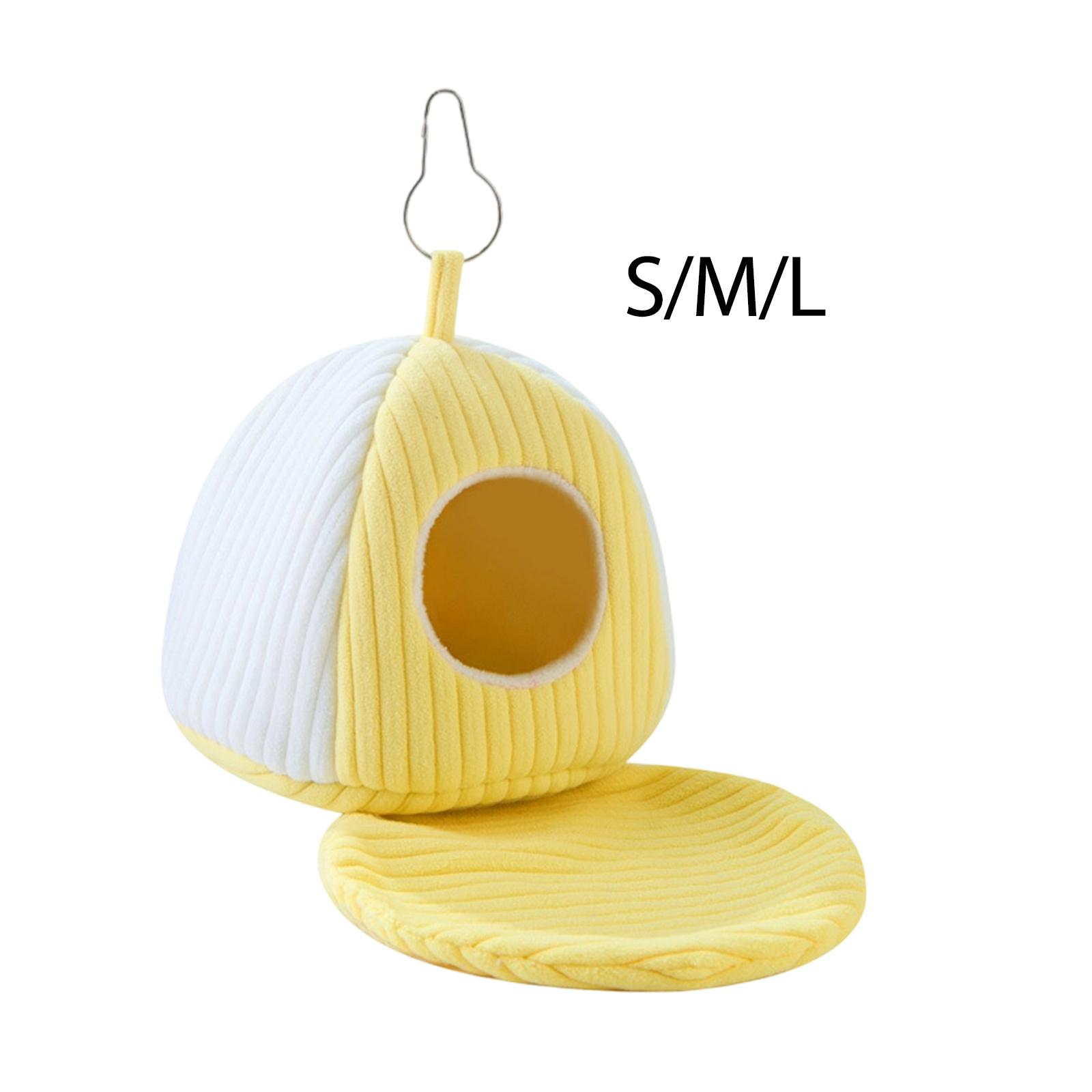 Bird Nest for Cage Hanging Hammock Cozy Easy Installation Comfortable Bird Bed Parrot Nest House for Lovebird African Grey 17cmx17cmx17cm