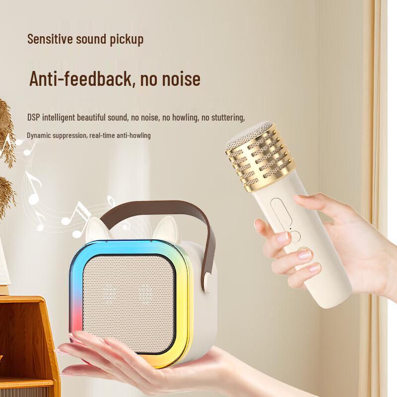 Tanula Kids Karaoke Microphone and Speaker Set (CN version)